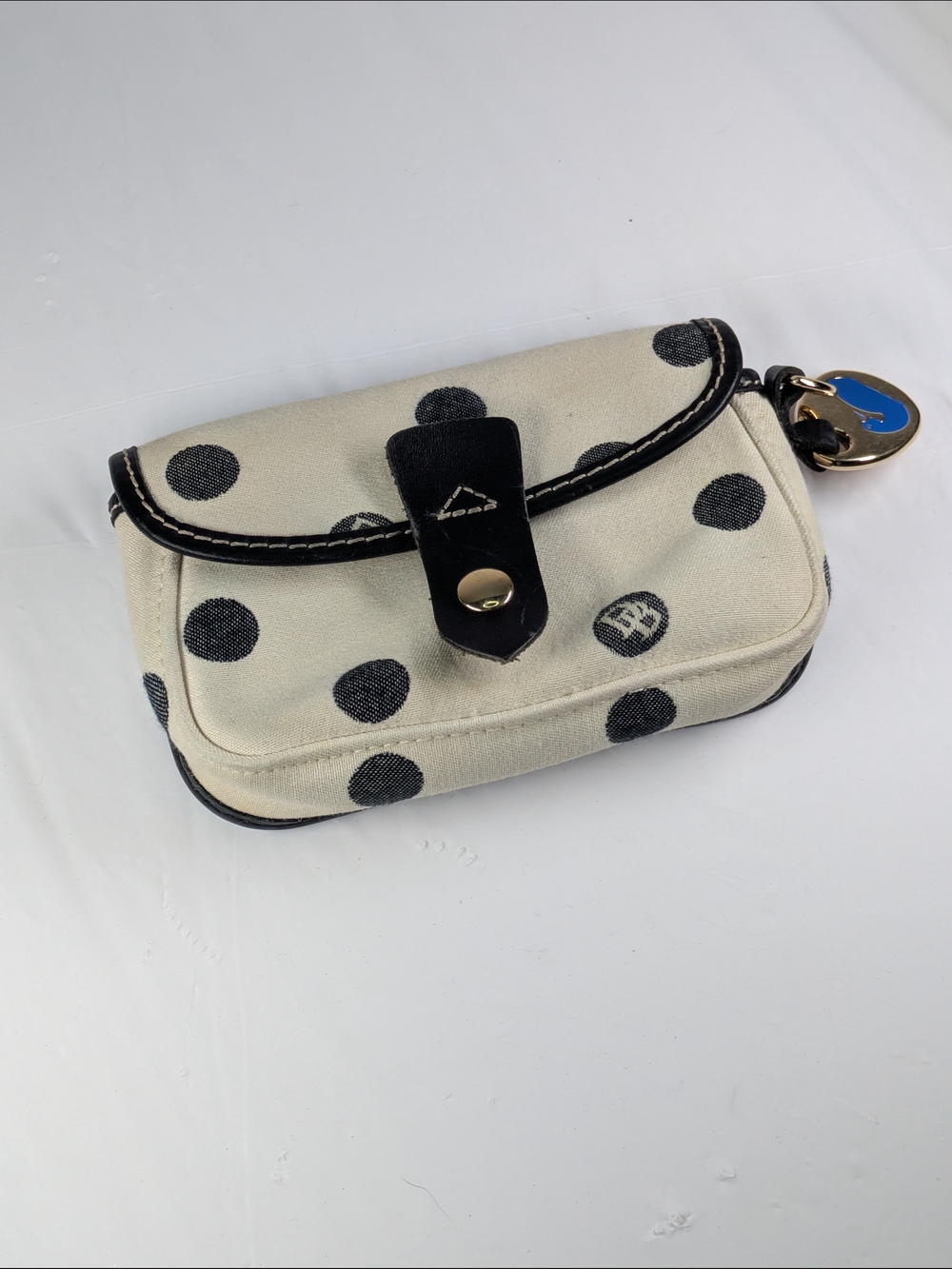 Dooney And Bourke Polka Dot Wristlet